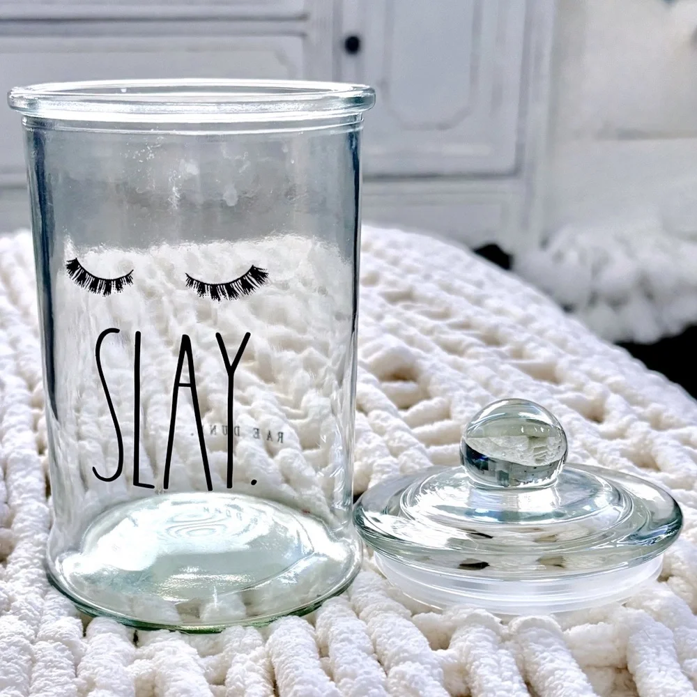 RAE DUNN➕Slay Eyelashes Jar
